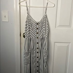 Chevron Maxi Dress